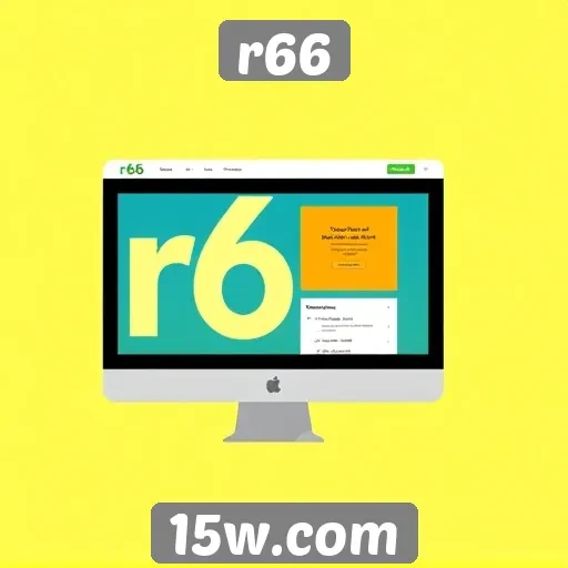 Explorando a interface do usuário do site r66